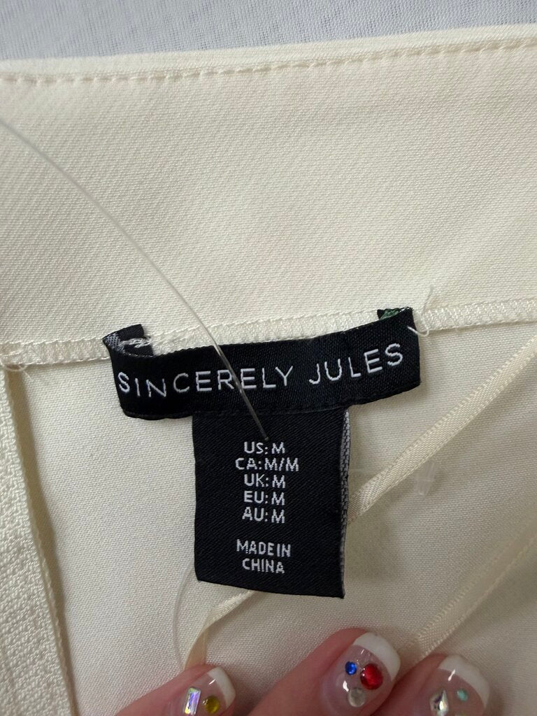 Sincerely Jules Cream Crop Top