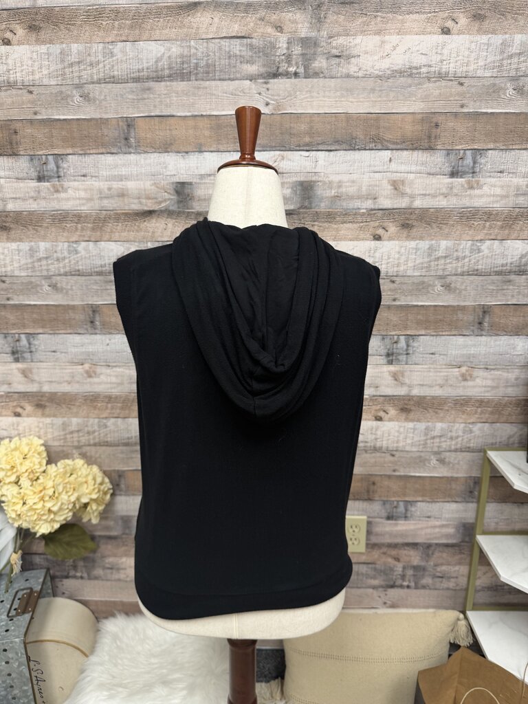 Evereve Black Sleeveless Hoodie