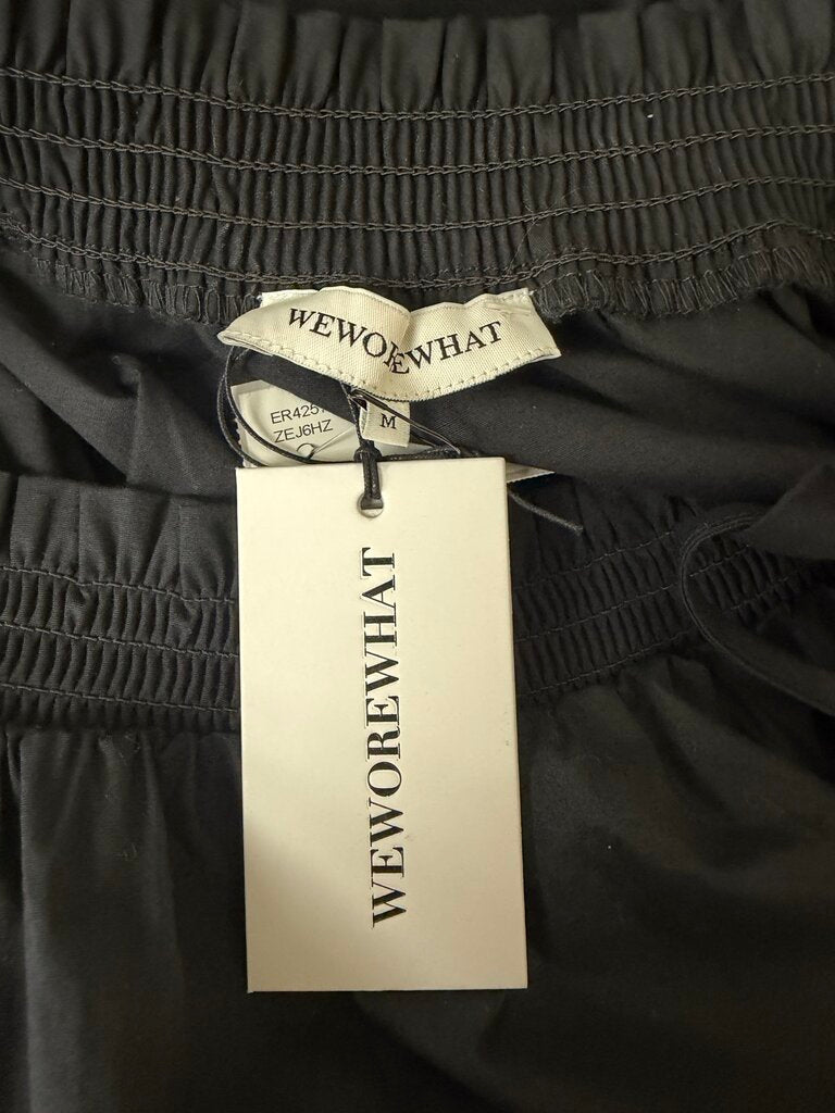 NWT WeWoreWhat Black Spaghetti Strap Maxi Dress