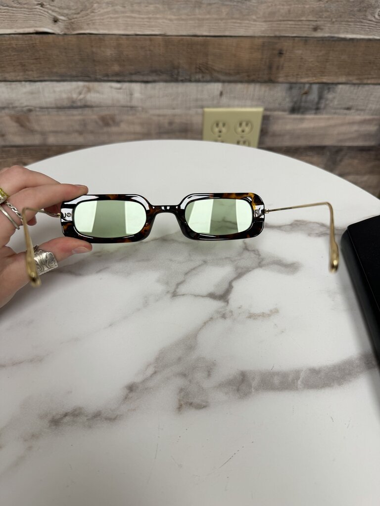 WeWoreWhat Brown Tortoise Acetate Sunglasses