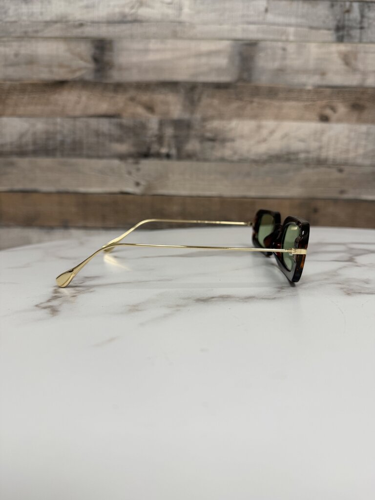 WeWoreWhat Brown Tortoise Acetate Sunglasses