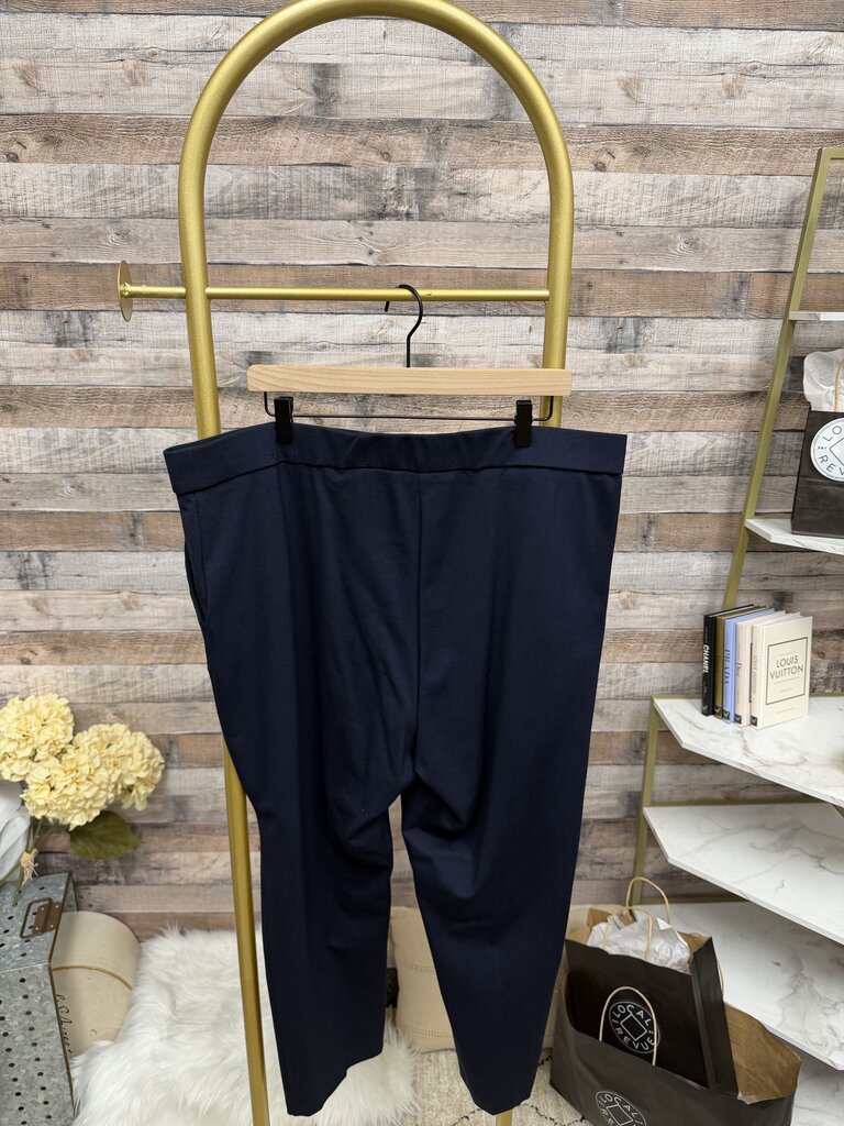 Jules & Leopold Navy Dress Pants With Gold Buttons