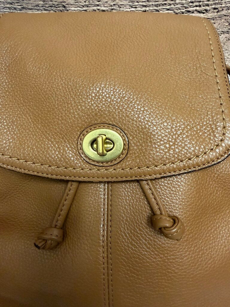 Coach Tan Leather Park Backpack