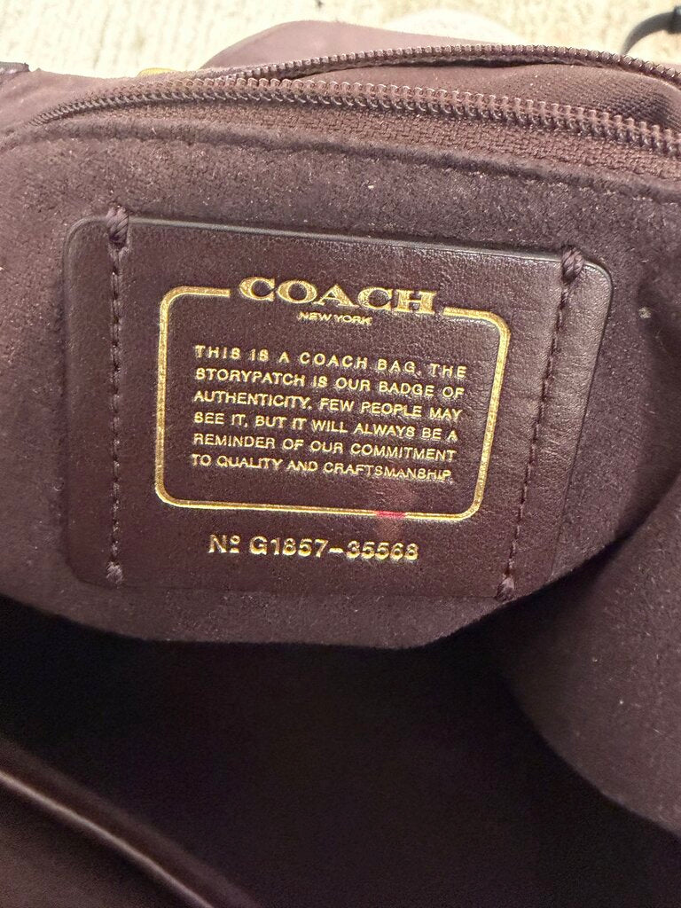 Coach Black Leather Parker Convertible Backpack