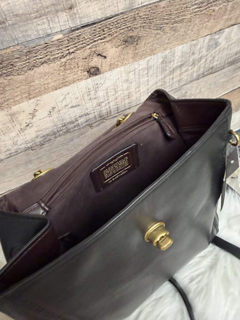 Coach Black Leather Parker Convertible Backpack