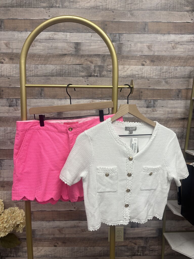 Lilly Pulitzer Pink Textured Shorts