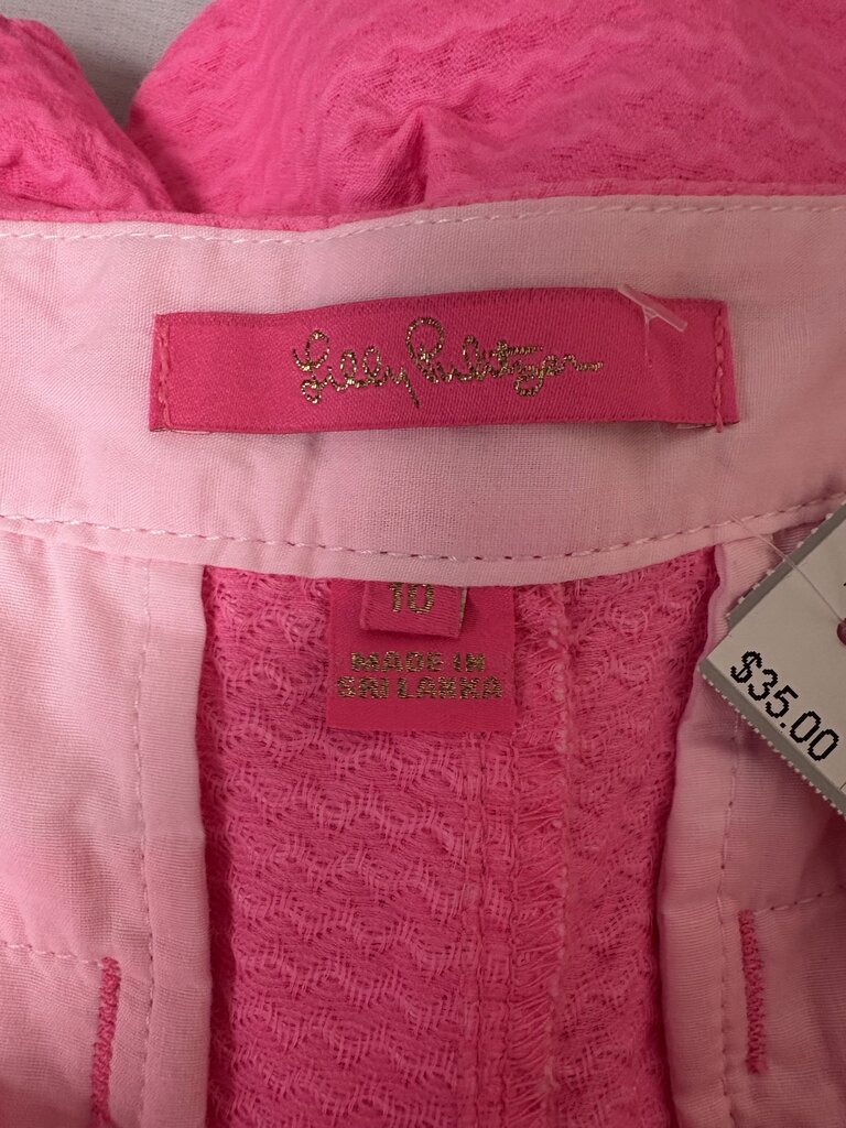 Lilly Pulitzer Pink Textured Shorts