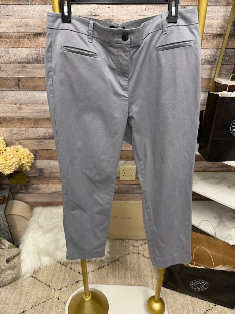 Ann Taylor Grey Cotton Blend Causal Pants