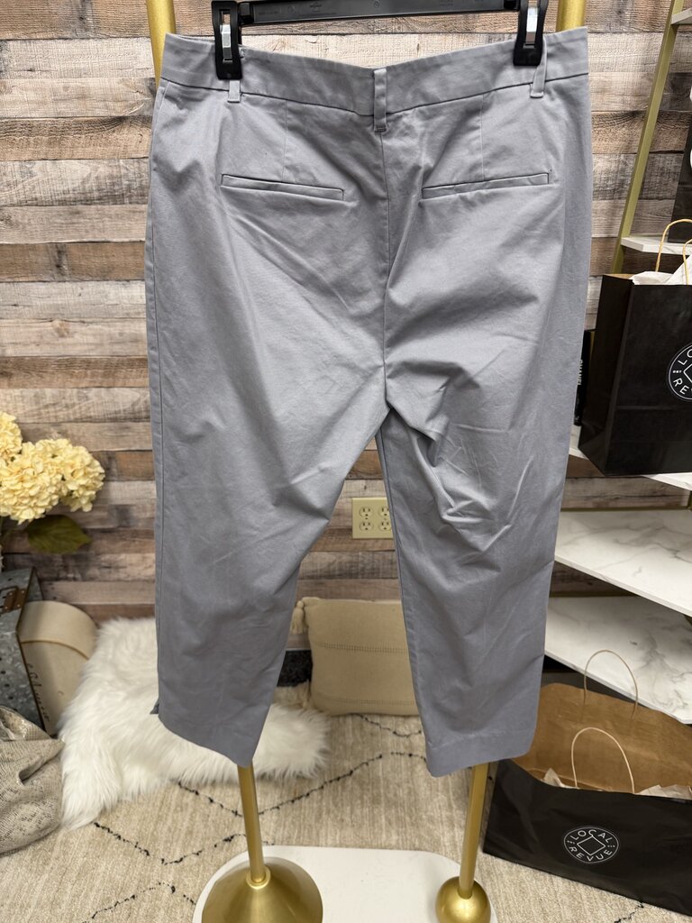 Ann Taylor Grey Cotton Blend Causal Pants