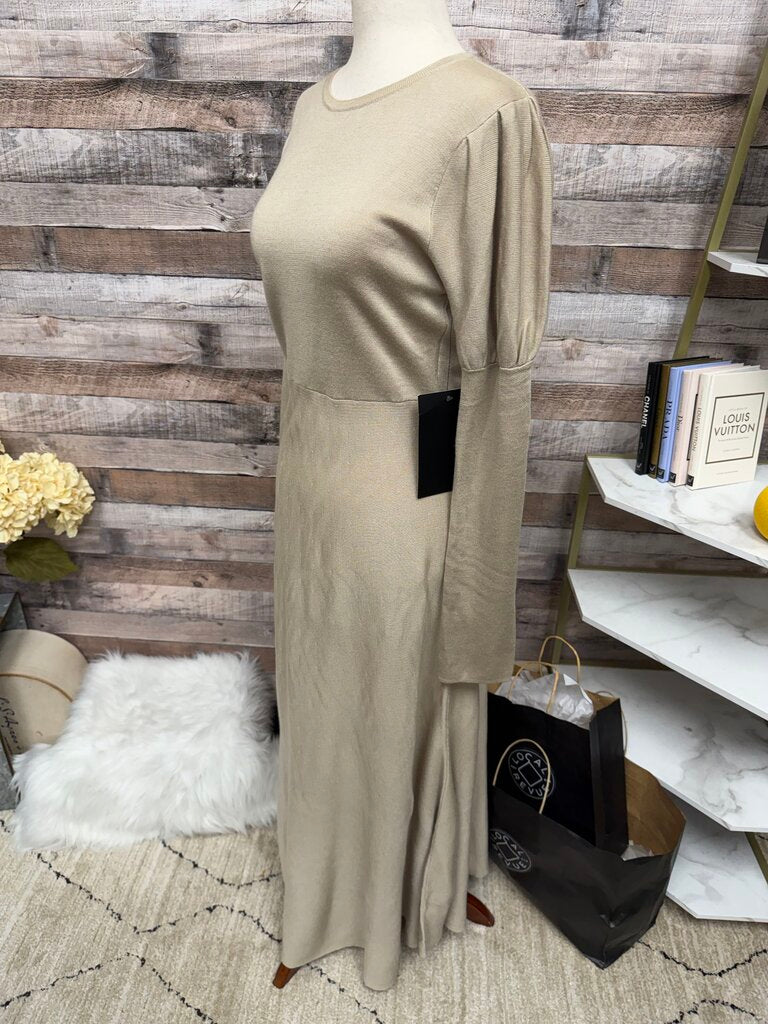 NWT Pomander Place Brown Sweater Dress Knit Fabric Brielle Style
