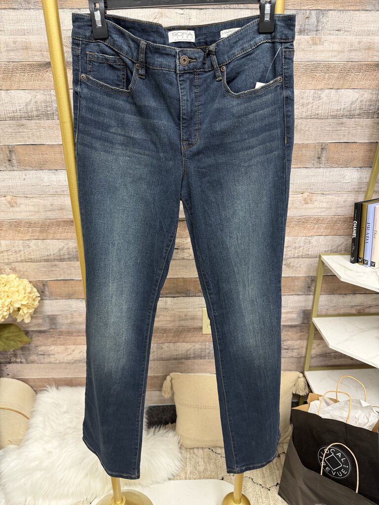 NWT Sofia Vergara Straight Leg Navy Jeans