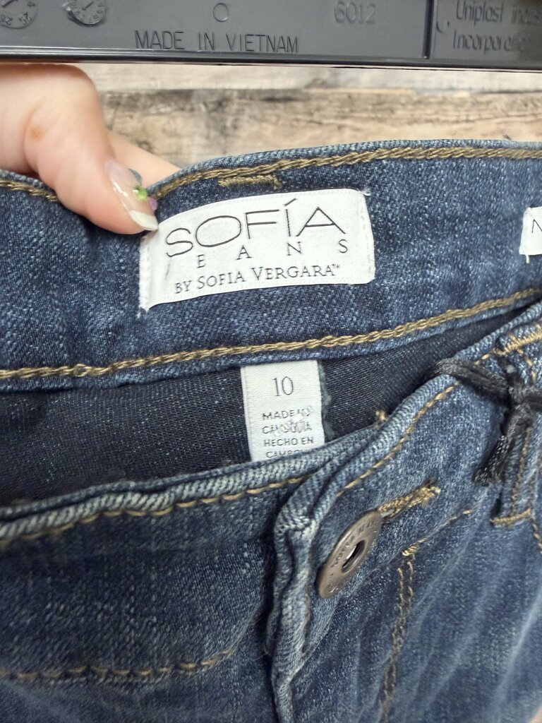 NWT Sofia Vergara Straight Leg Navy Jeans