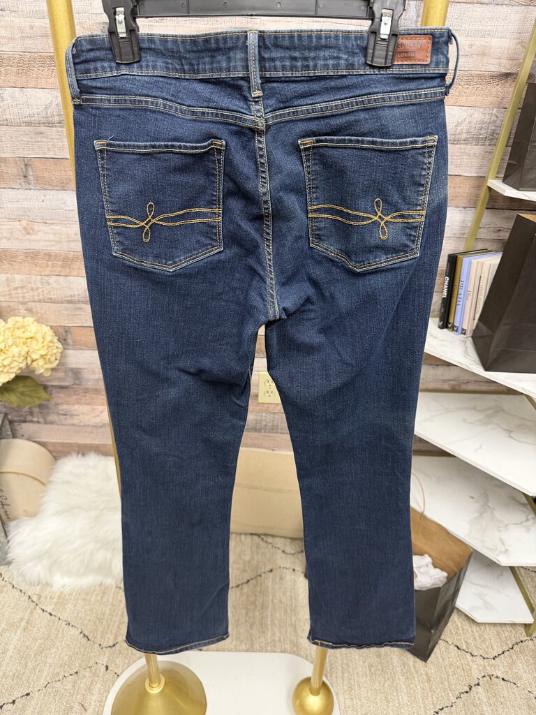 Levi's Denizen Modern Straight Leg Navy Jeans Dark Wash
