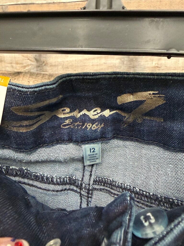 NWT Seven7 Tummyless Dark Wash Jeans