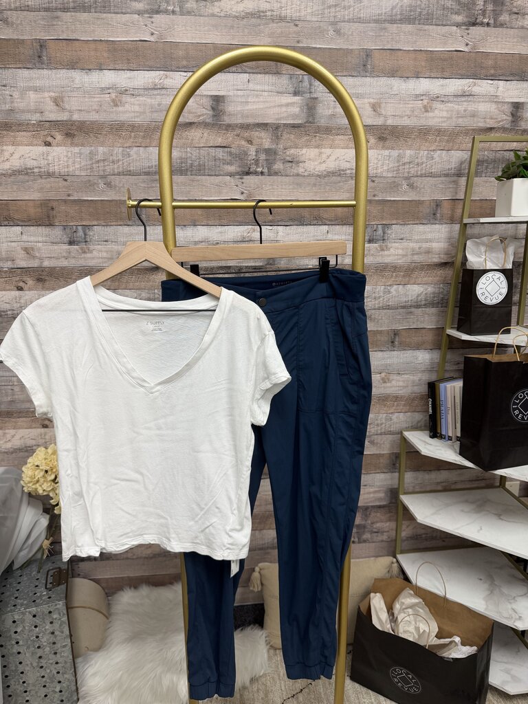Athleta Navy Athletic Joggers