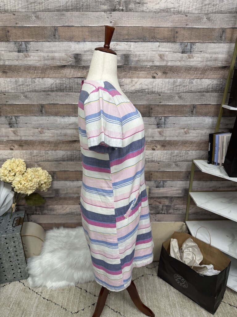 Joules Riviera Multi Color Striped Shift Dress