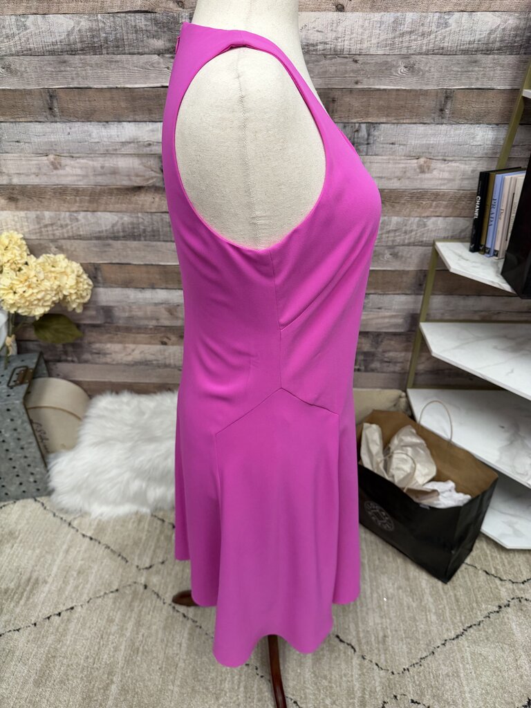 NWT Lauren Ralph Lauren Pink Scoop Neck Dress Sleeveless Shift Dress