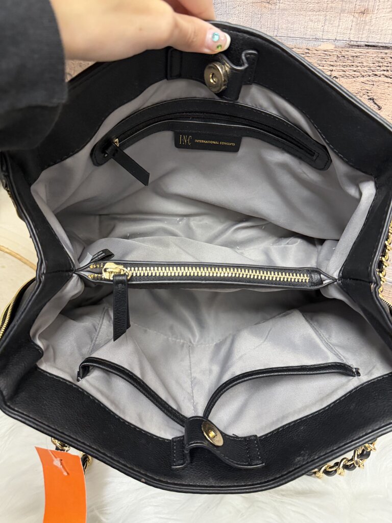INC International Concepts Black/Gold Bag