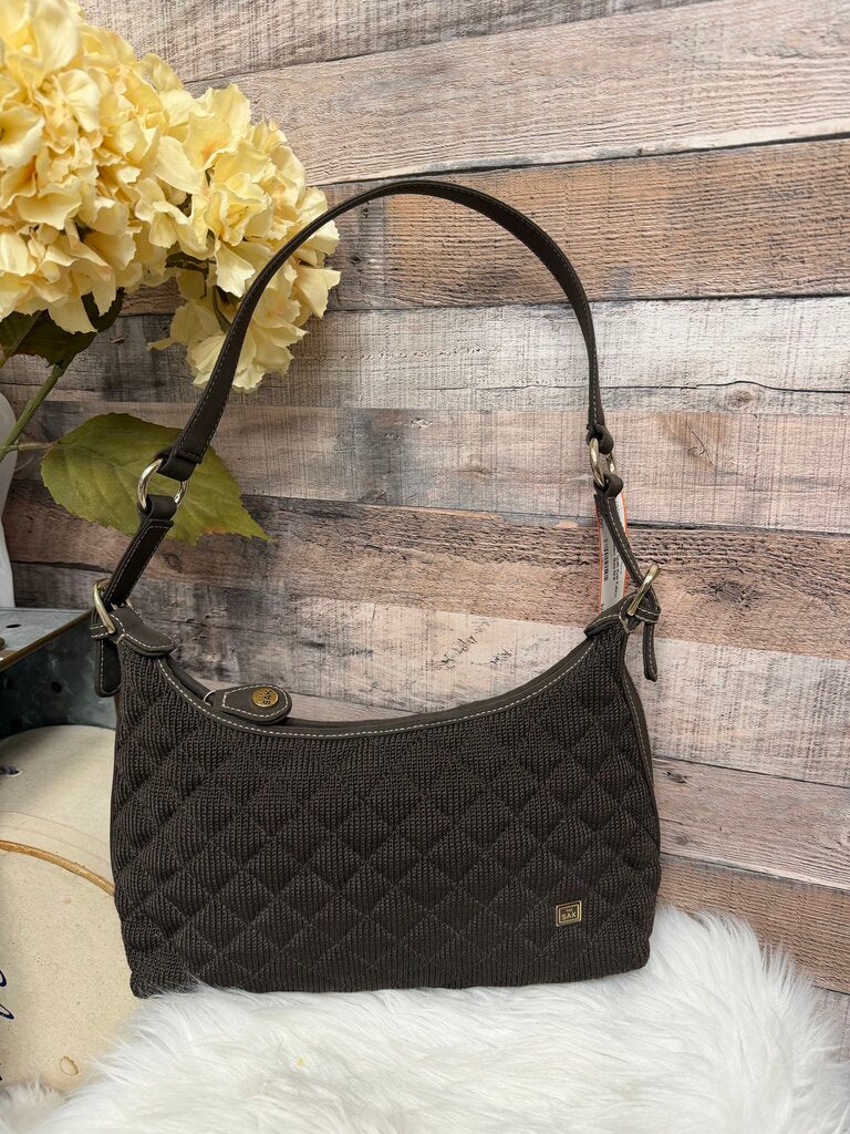The Sak Quilt Knit Fabric Shoulder Bag