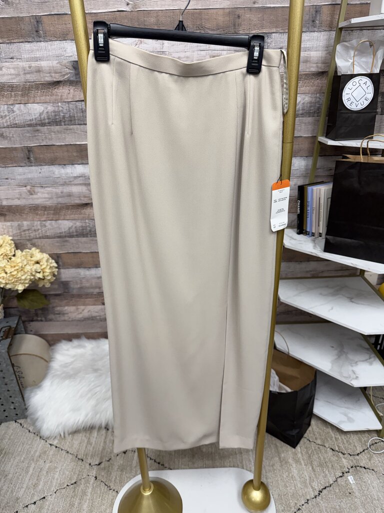 NWT Adrianna Papell Evening Cream Midi Skirt