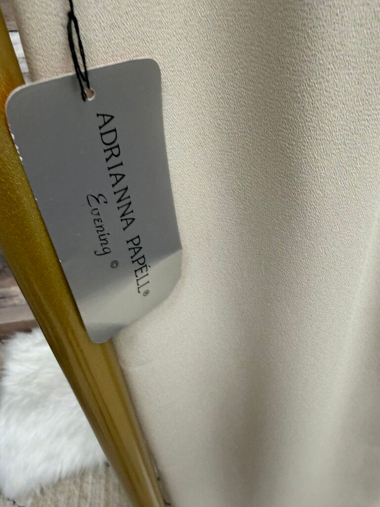 NWT Adrianna Papell Evening Cream Midi Skirt