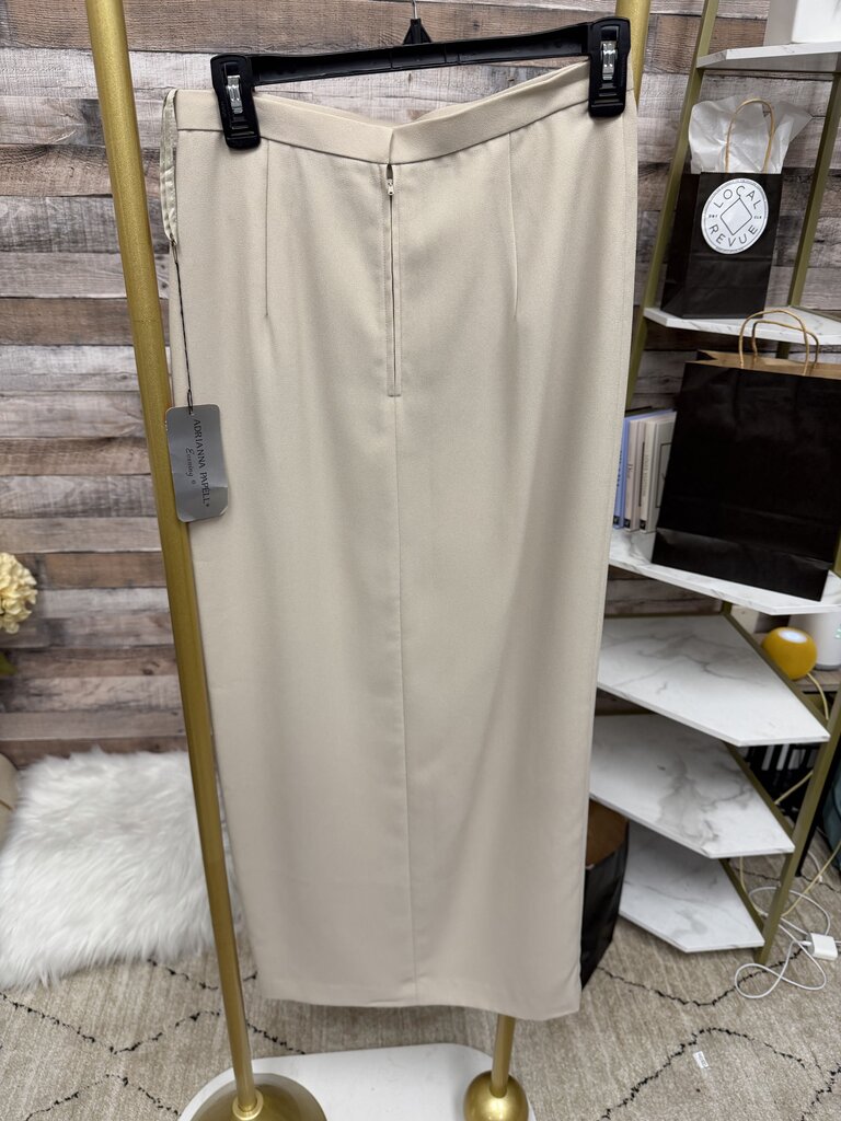NWT Adrianna Papell Evening Cream Midi Skirt