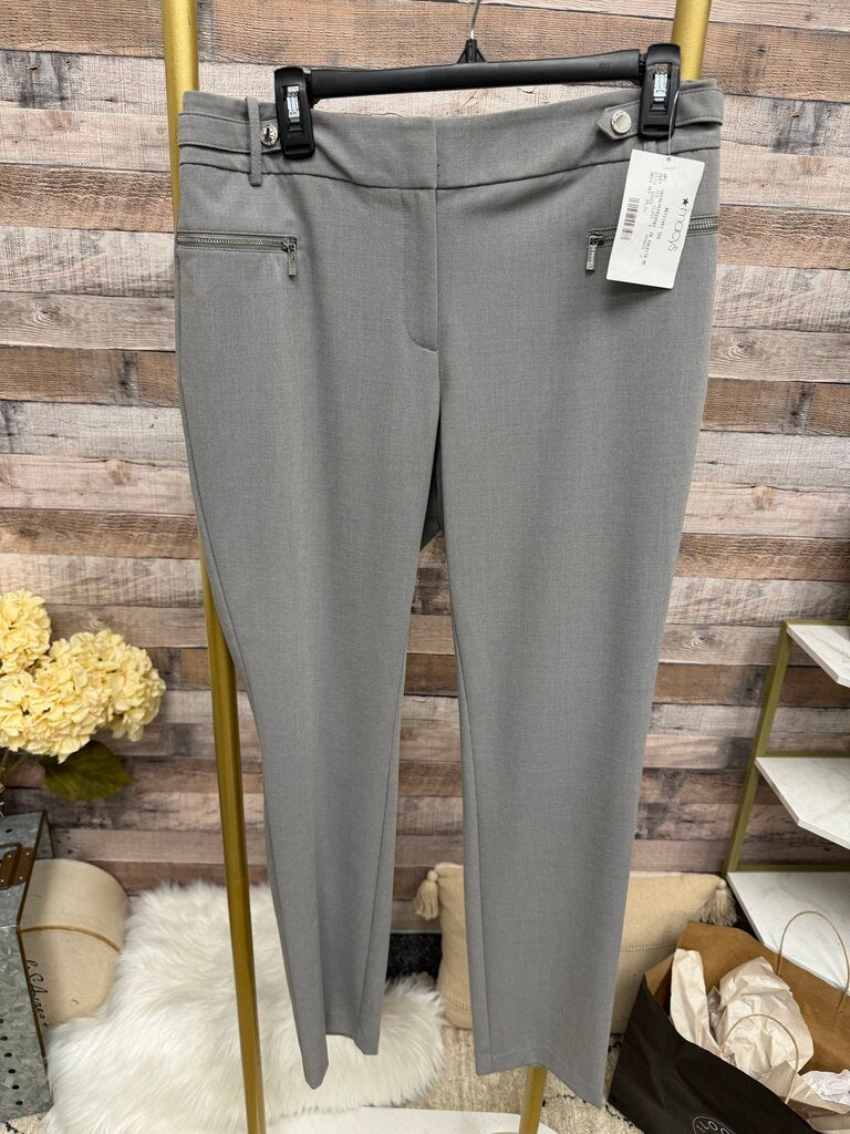 Calvin Klein Grey Zipper Pocket Dress Pants