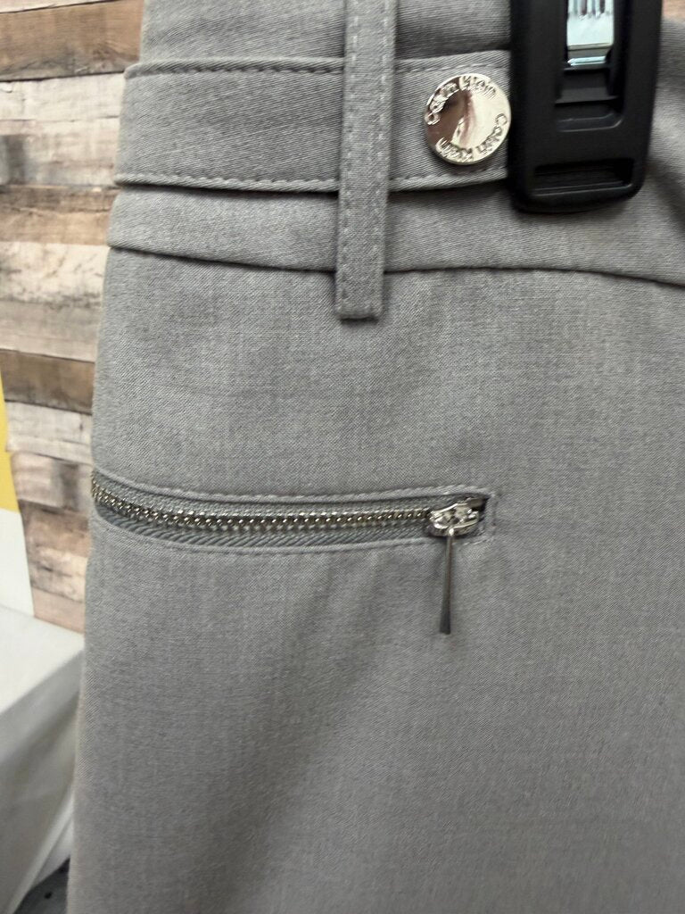 Calvin Klein Grey Zipper Pocket Dress Pants