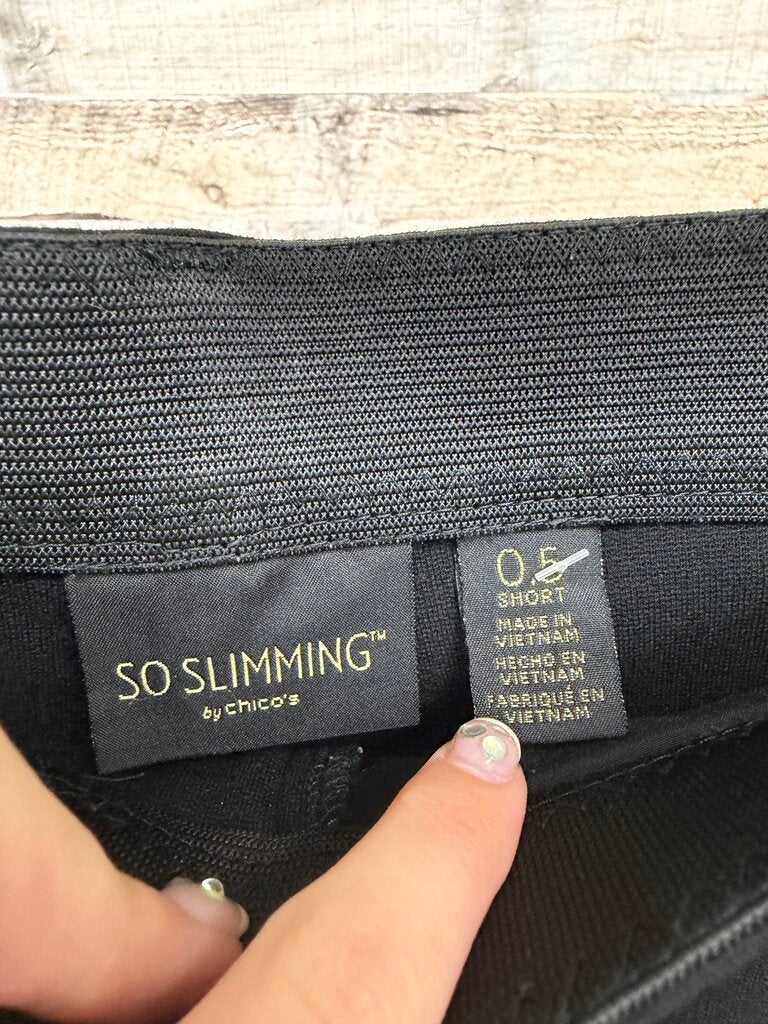 Chico's Black So Slimming Dress Pants