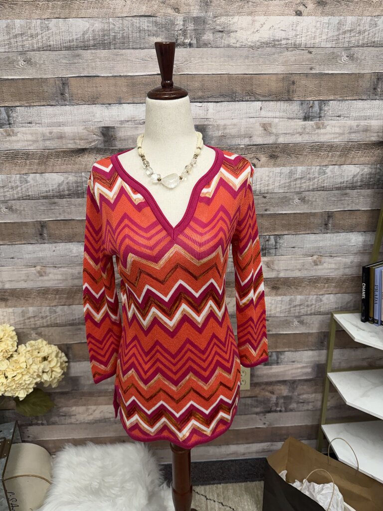 Jones New York Signature Zig Zag Sweater