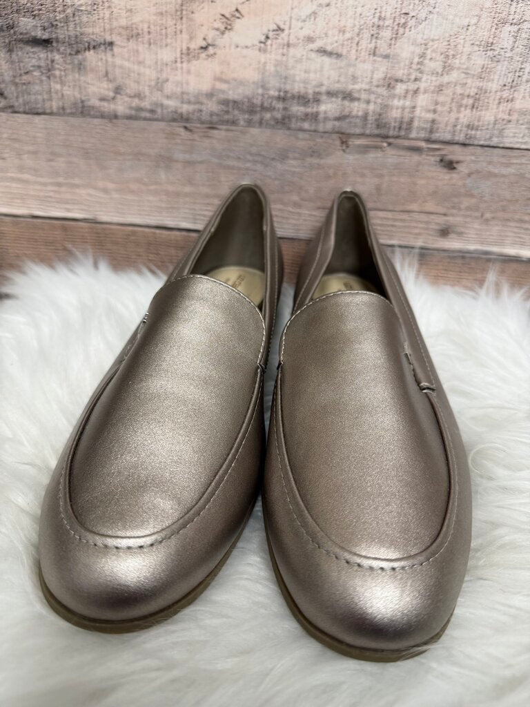 Liz Claiborne Metallic Slip-On Loafers