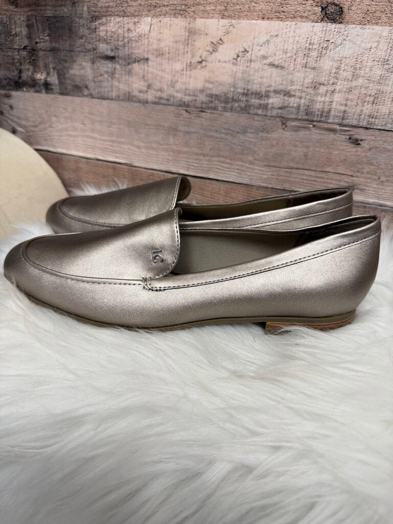 Liz Claiborne Metallic Slip-On Loafers