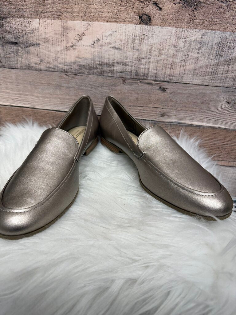 Liz Claiborne Metallic Slip-On Loafers