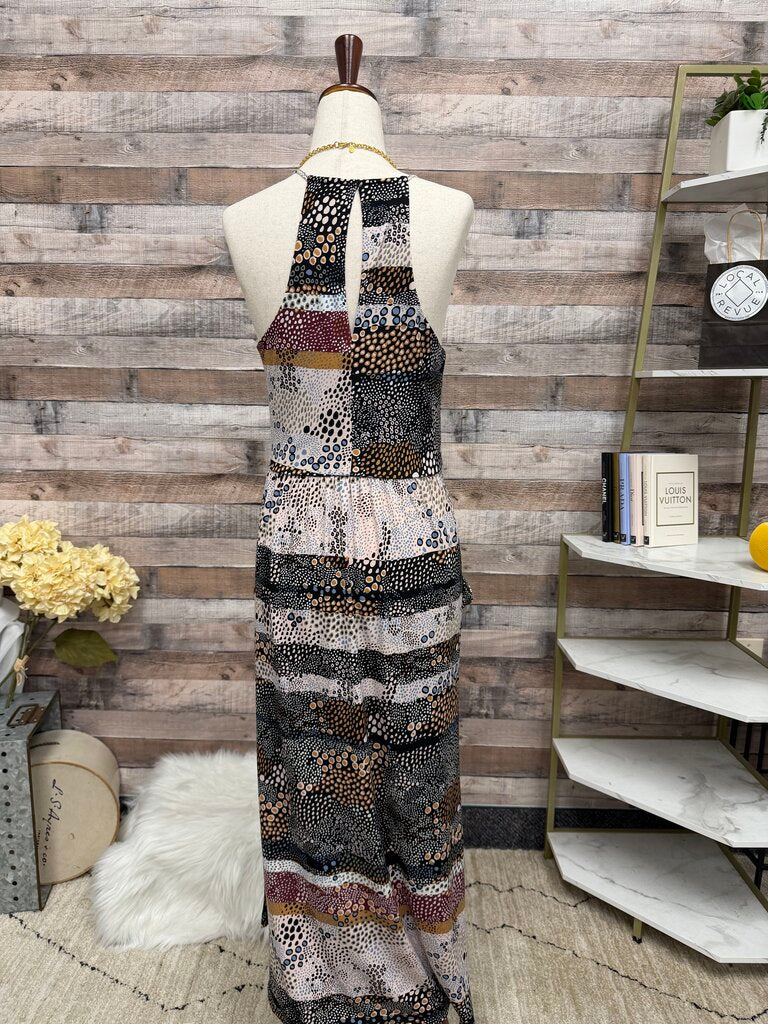 BCBGeneration Mixed Animal Print Maxi Dress