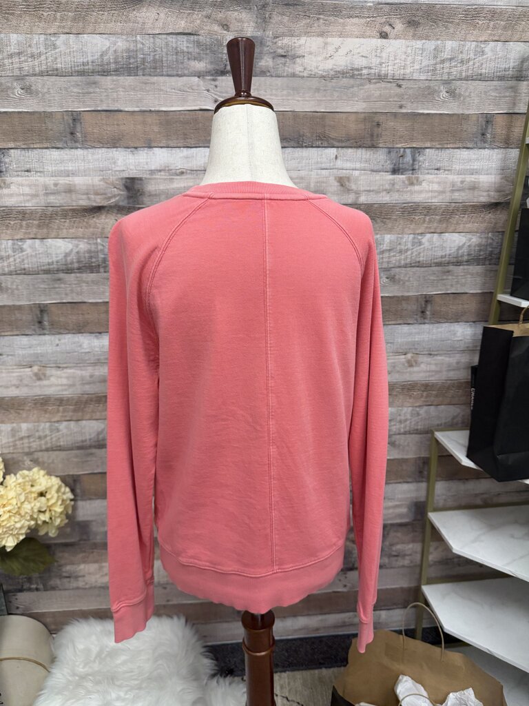 Athleta Coral Knit Crewneck Sweatshirt