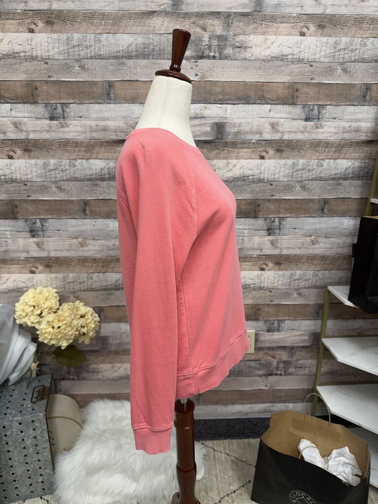 Athleta Coral Knit Crewneck Sweatshirt