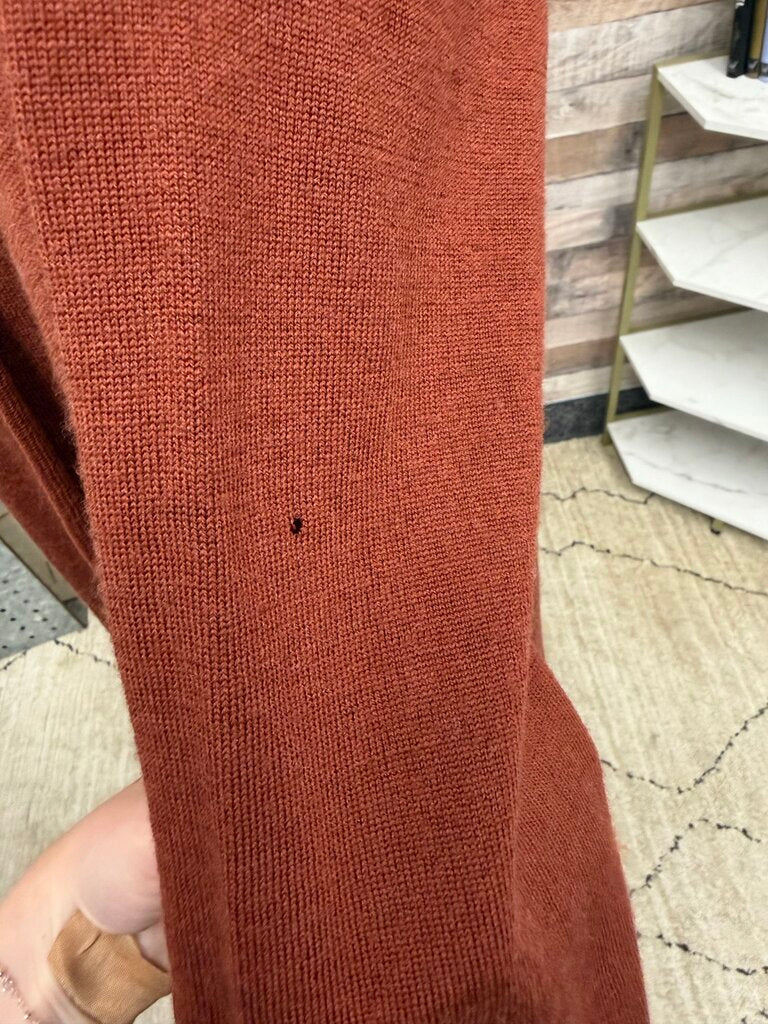 Orvis Burgundy Open-Front Cardigan