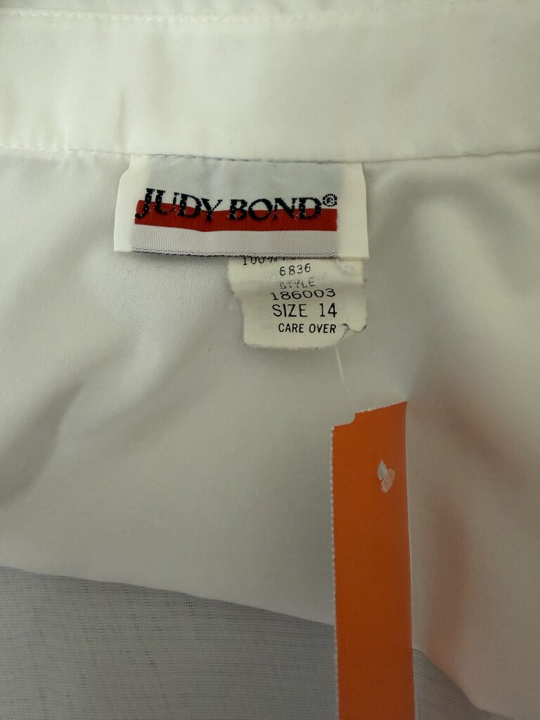 Judy Bond White Blouse With Puff Sleeves