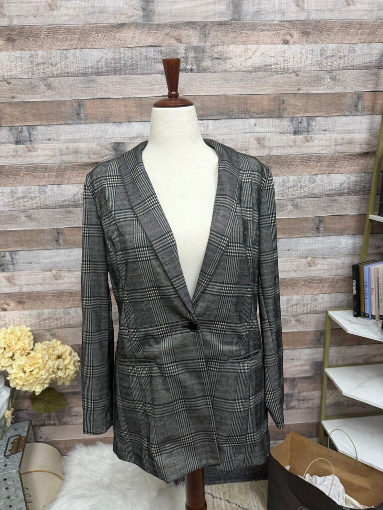 Apt 9 Plaid Blazer Jacket