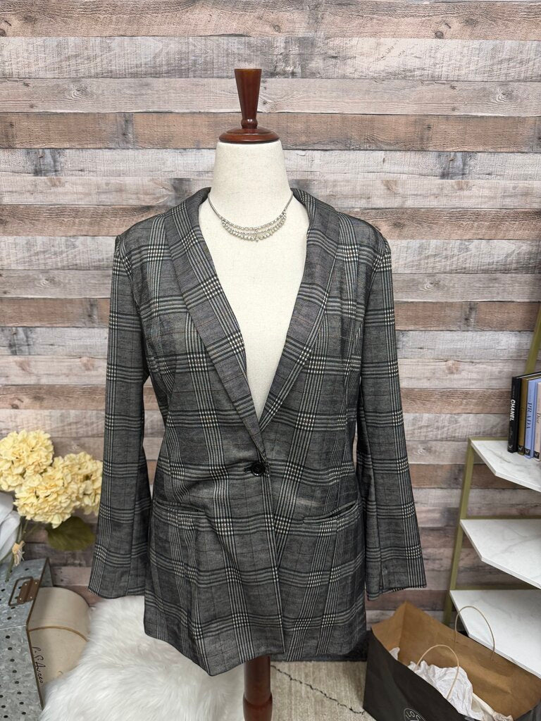Apt 9 Plaid Blazer Jacket