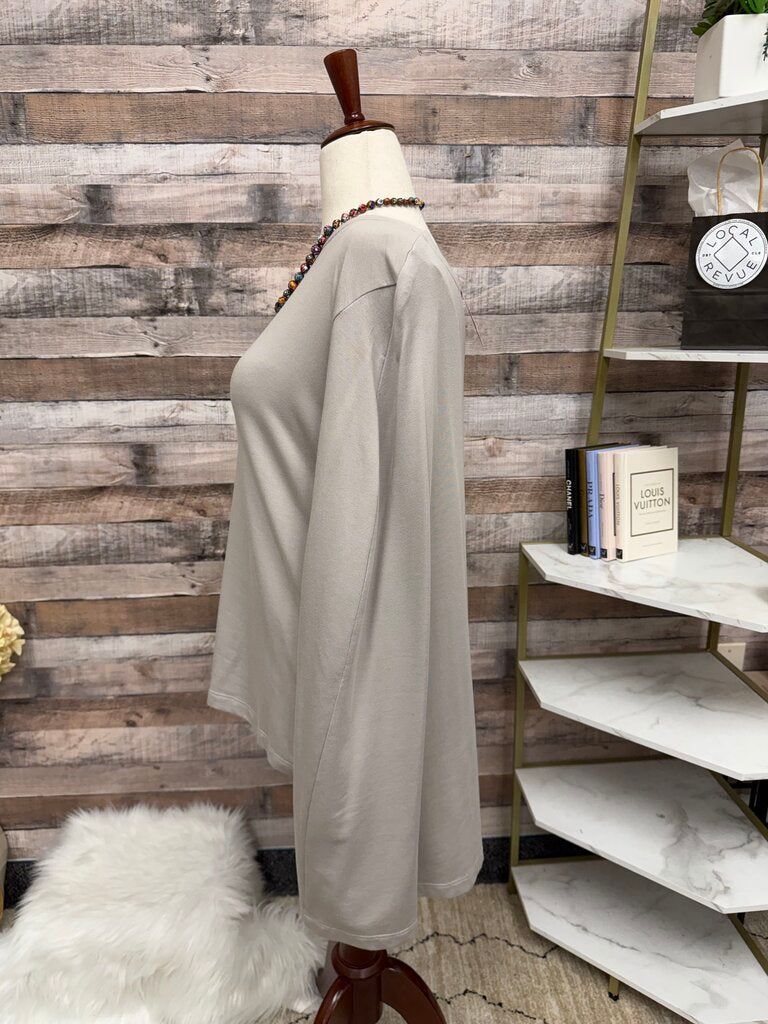 Kai Rieman Grey Long Sleeve Knit Top
