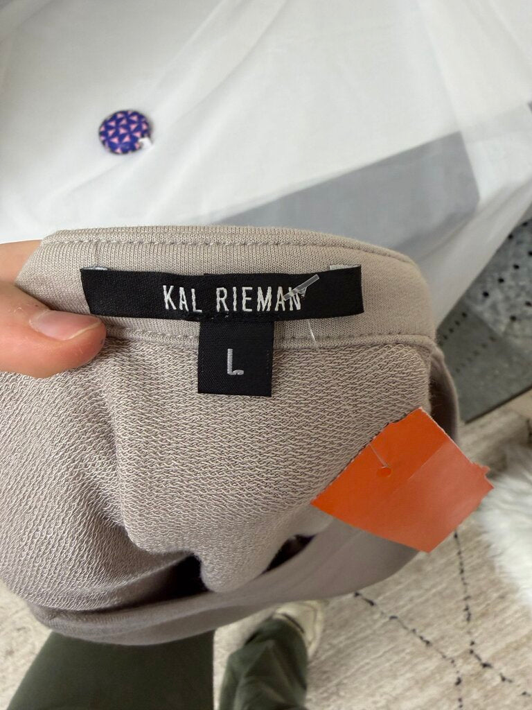 Kai Rieman Grey Long Sleeve Knit Top