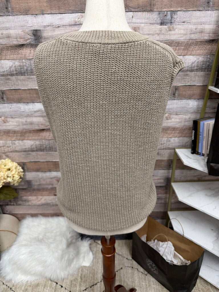 Quince Brand Sleeveless Knit Sweater Vest