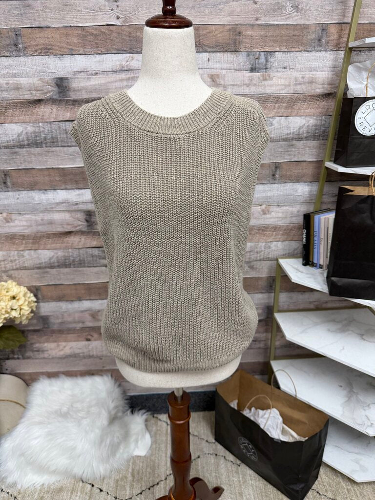 Quince Brand Sleeveless Knit Sweater Vest