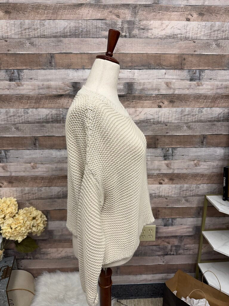 Mieu Muse Cream Knit Pullover Sweater