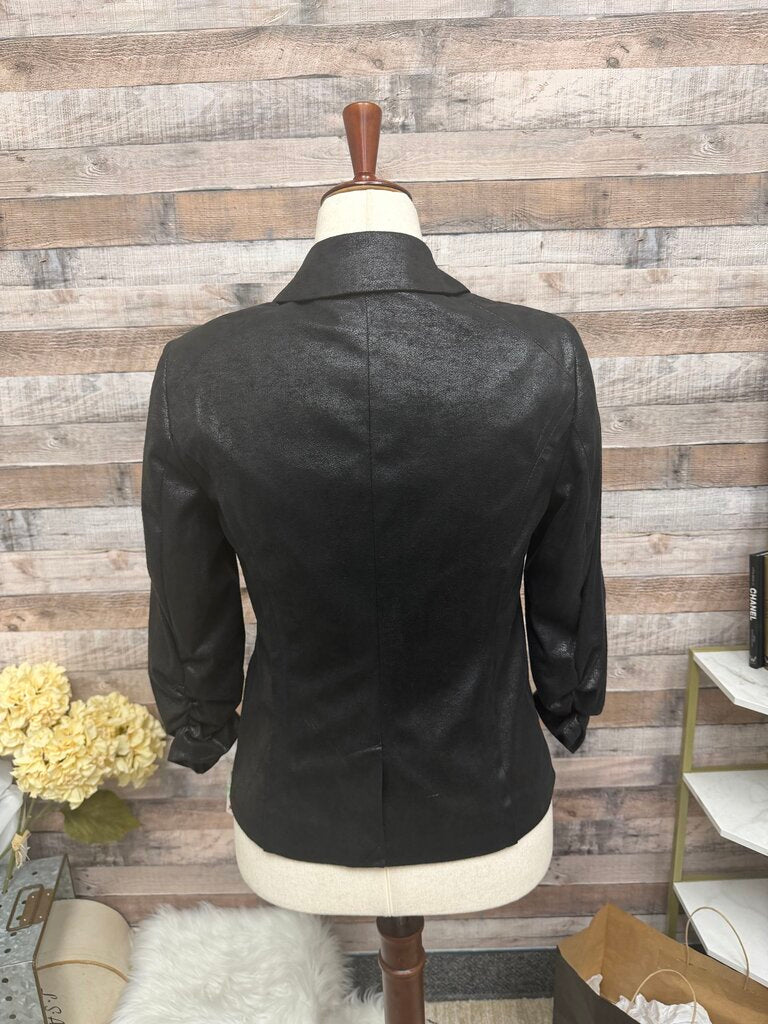 INC International Black Sparkle Blazer Jacket