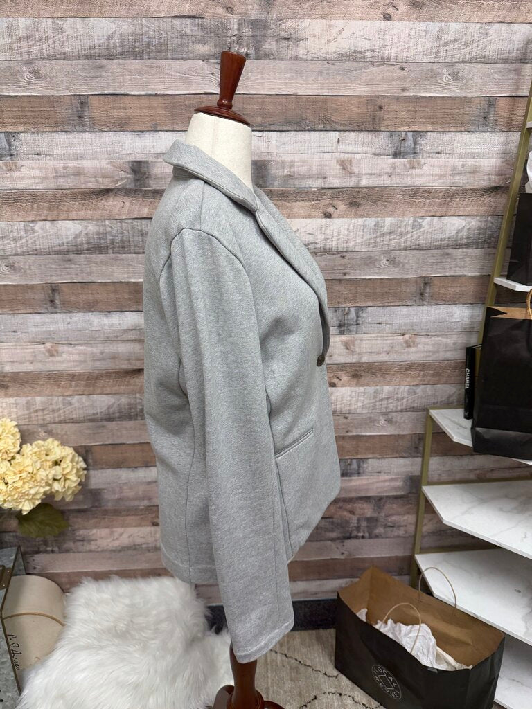 J. Crew Grey Knit Blazer