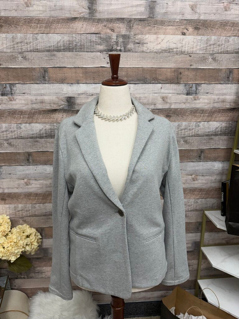 J. Crew Grey Knit Blazer