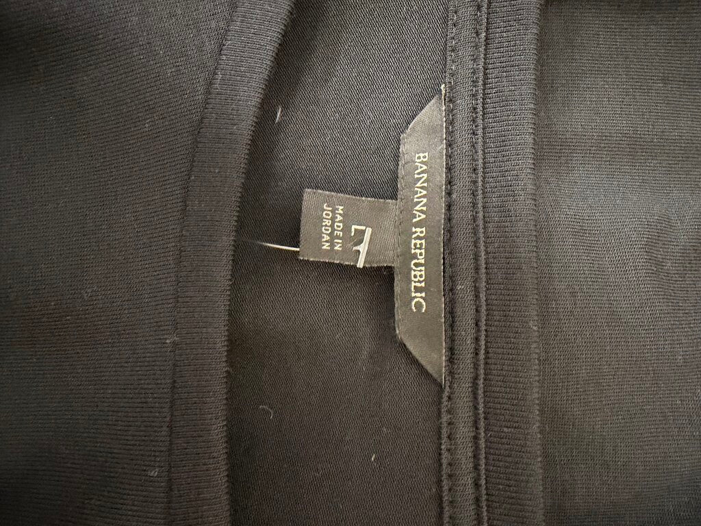 Banana Republic Black Scoop Neck Long Sleeve