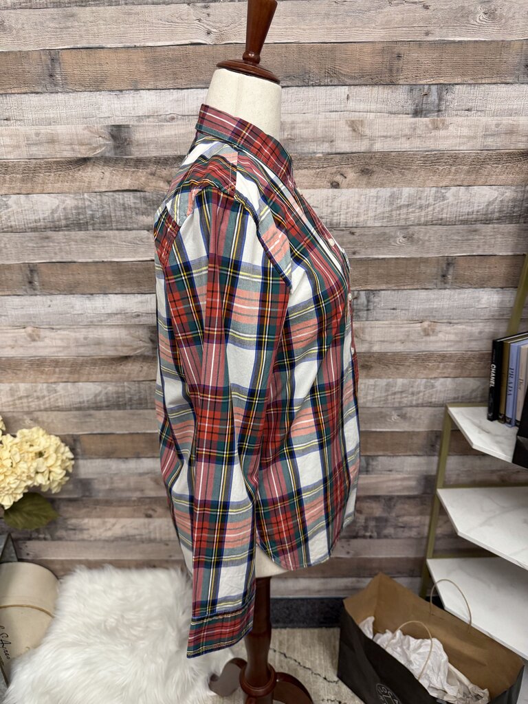 J.Crew Classic Plaid Button Down Shirt